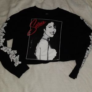 Cropped Selena Quintanilla sweater
